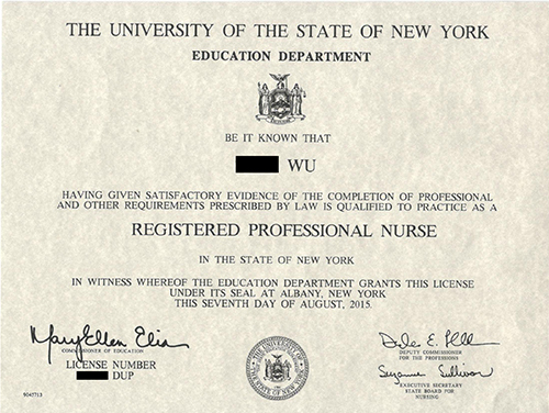2015年美国注册护士RN考试通过学员--吴护士