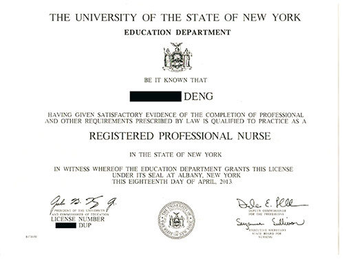 2013年美国注册护士NCLEX-RN考试通过学员--邓护士
