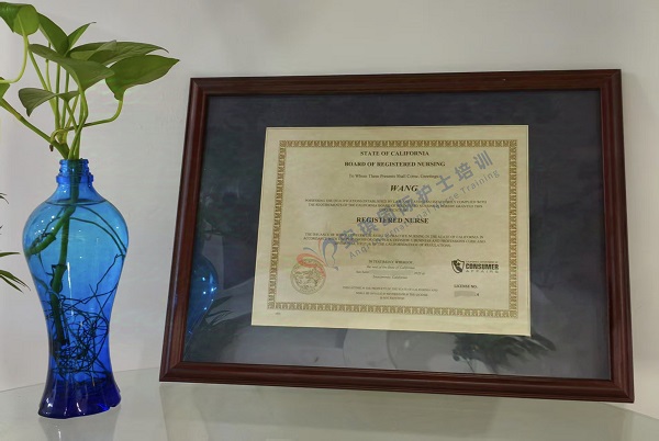 恭喜40岁美国王护士RN执照加州转州成功