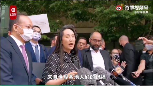 孟晚舟，欢迎回家！